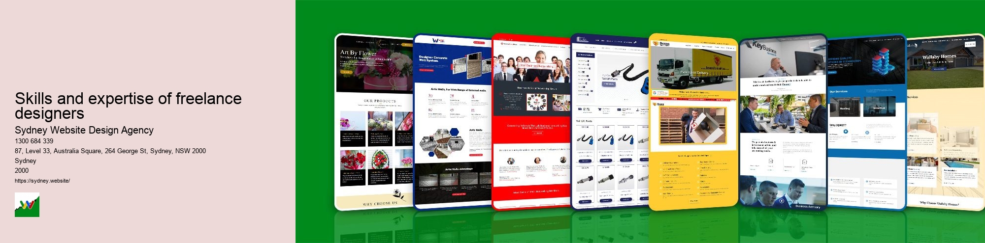 Skills and expertise of freelance designers